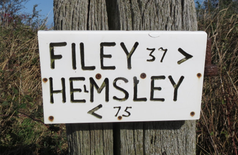 cleveland way sign
